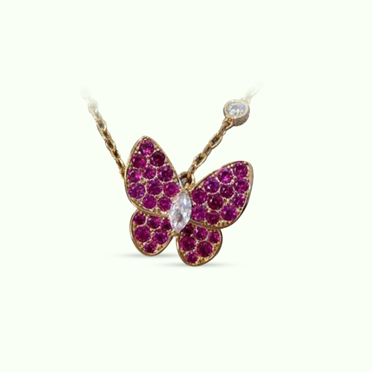 collier-papillon-rose