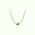 Green Butterfly Necklace - Vignette | Esprit Papillon