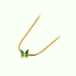 Green Butterfly Necklace - Vignette | Esprit Papillon