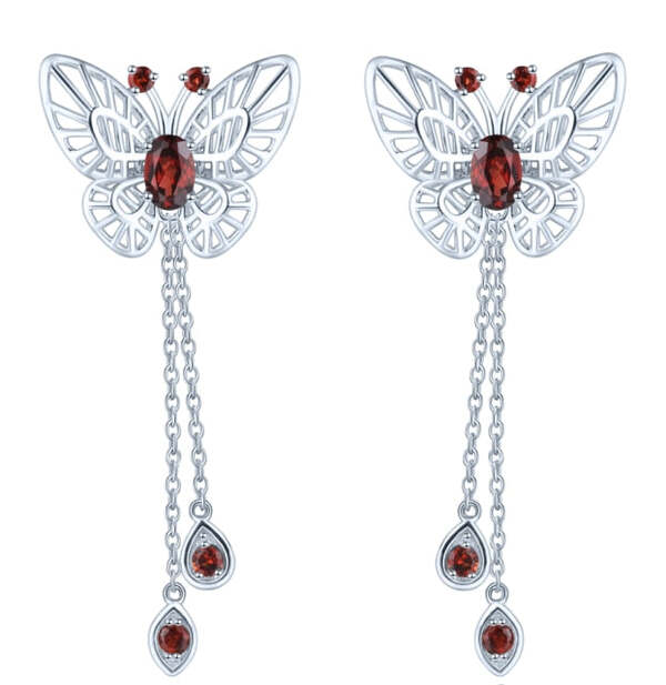 Boucle d'Oreille Cristal