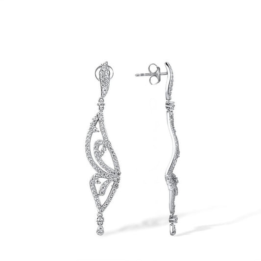 Boucle d'Oreille Aile de Papillon