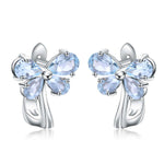 Sky Blue Topaz Butterfly Earrings - Vignette | Esprit Papillon