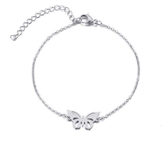 Bracelet Acier Papillon