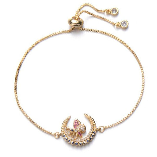 Bracelet Papillon Lune 