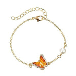 Bracelet Papillon avec Perle de Culture - Vignette | Esprit Papillon