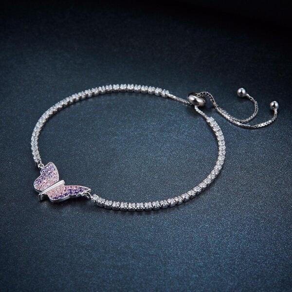 Bracelet Tennis papillon