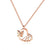 Collier Cœur Or Rose