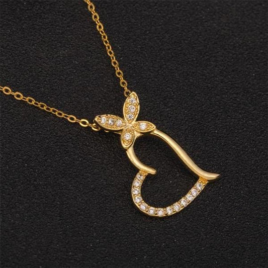 Collier Coeur Doré
