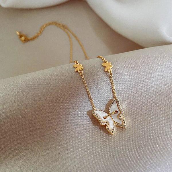 Collier Papillon avec Chaîne