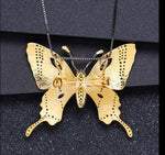 Agate Stone Butterfly Necklace - Vignette | Esprit Papillon