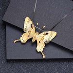 Amethyst Stone Butterfly Necklace - Vignette | Esprit Papillon