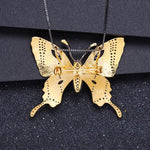 Sapphire Stone Butterfly Necklace - Vignette | Esprit Papillon