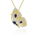 Sapphire Butterfly Necklace - Vignette | Esprit Papillon