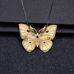 Blue Topaz Butterfly Necklace - Vignette | Esprit Papillon